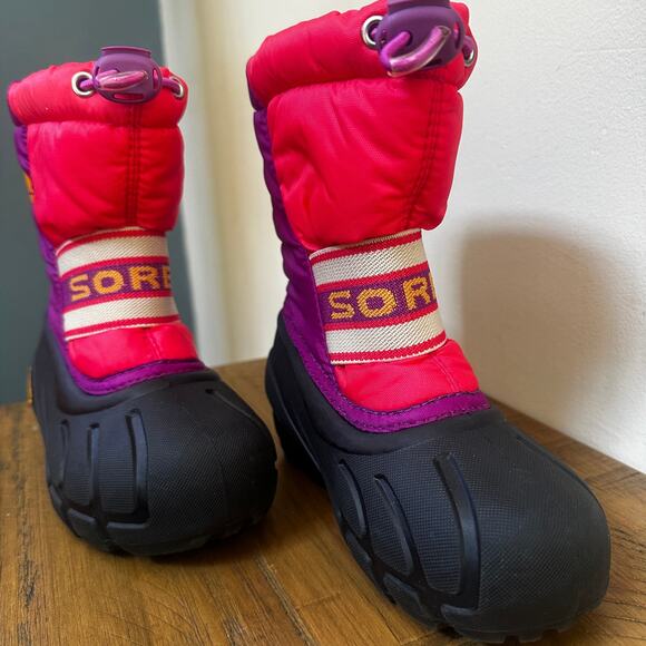 Sorel Other - Sorel Flurry Print Snow Winter Boots Hiker Toddler Youth Unisex Kids size 10